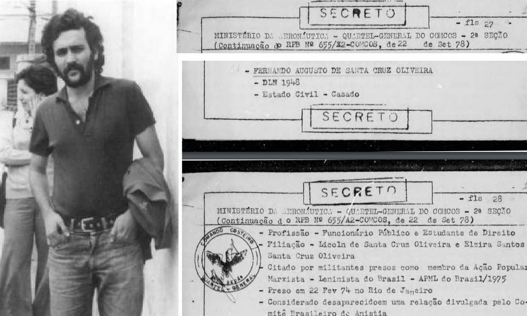 Fernando Santa Cruz e o documento que atestou o desaparecimento do estudante de Direito